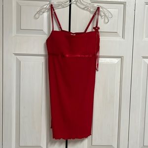 Vintage Via Del Amore Red Gown Size Xl